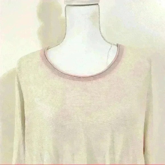 Cloth. By Design Oversized Tie Cream Sweater - Picture 4 of 11